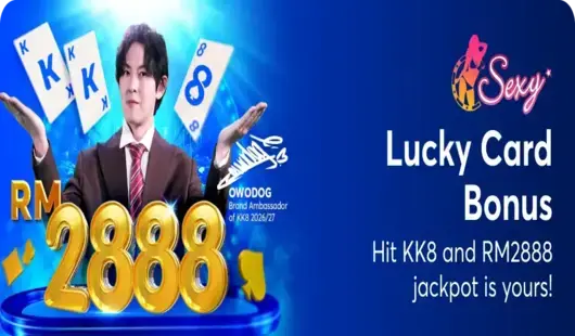 KK8 lucky card bonus